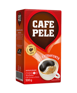 Pacote de Café Pelé Torrado e moído Extraforte Vácuo 500g